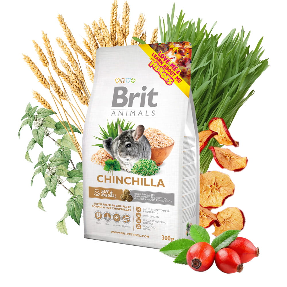 Brit Animals Chinchilla Complete Pokarm dla Szynszyla 300g